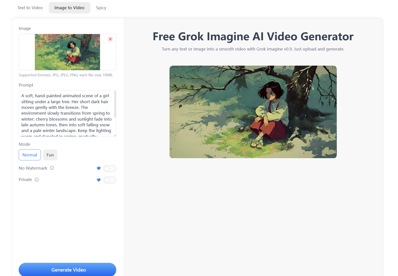 XImagine.io:Grok Imagine Video Generator screenshot 3