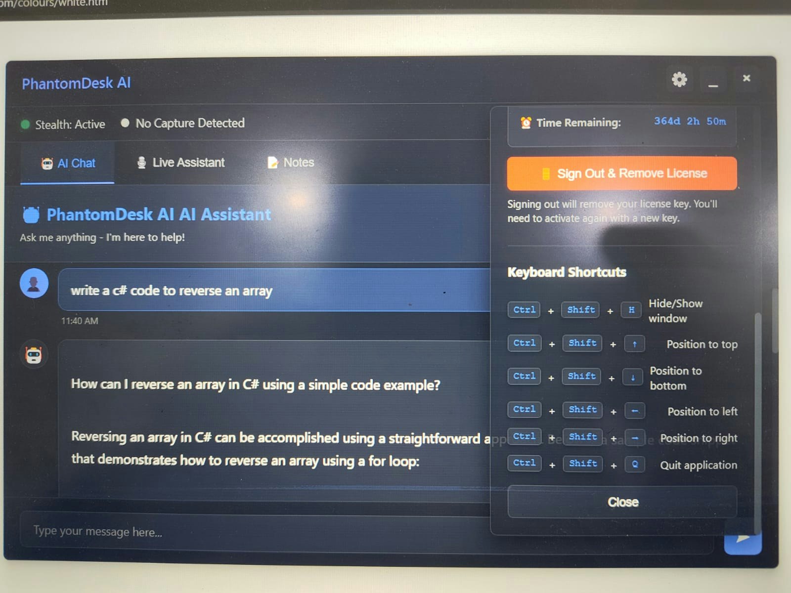 PhantomDESK AI screenshot 4