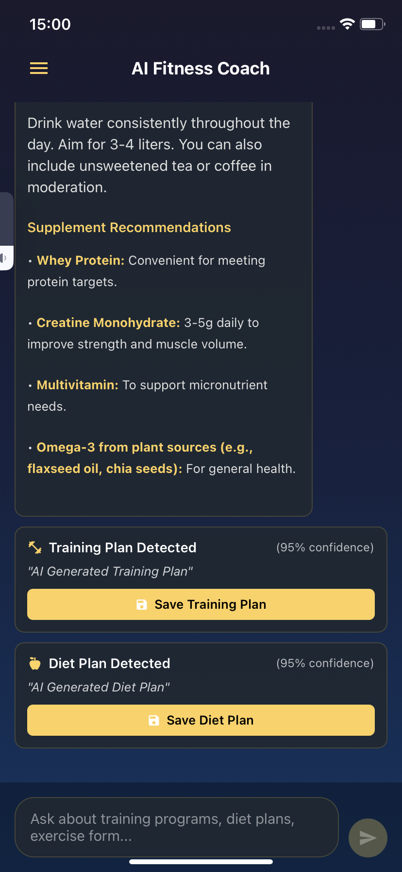 SensAI.PT - AI personal trainer screenshot 7