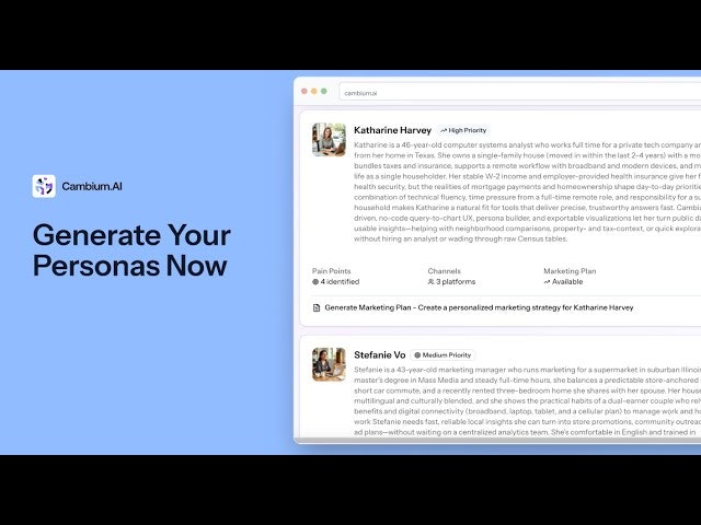 Cambium AI Personas screenshot 1