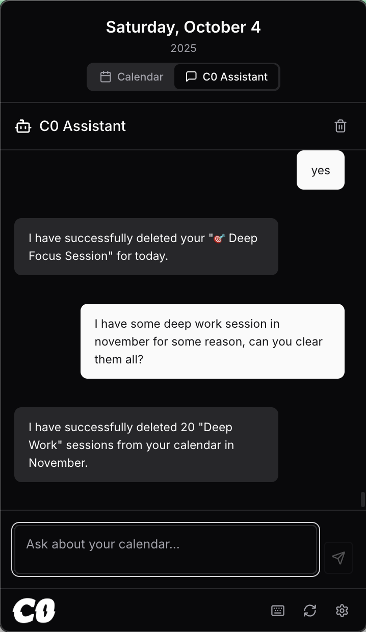 Calendar0 screenshot 3