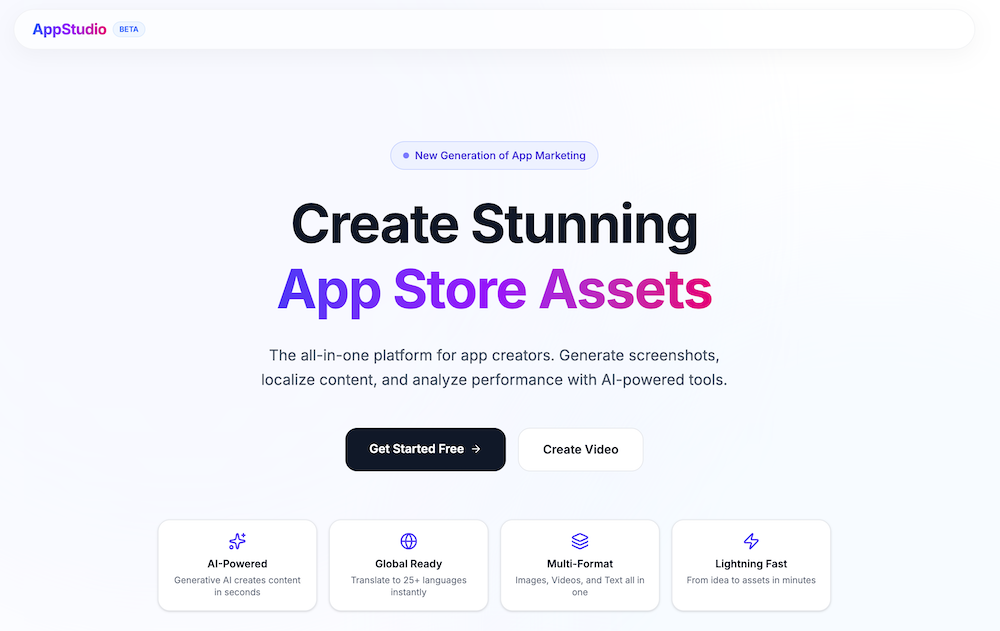 AppStudio screenshot 1