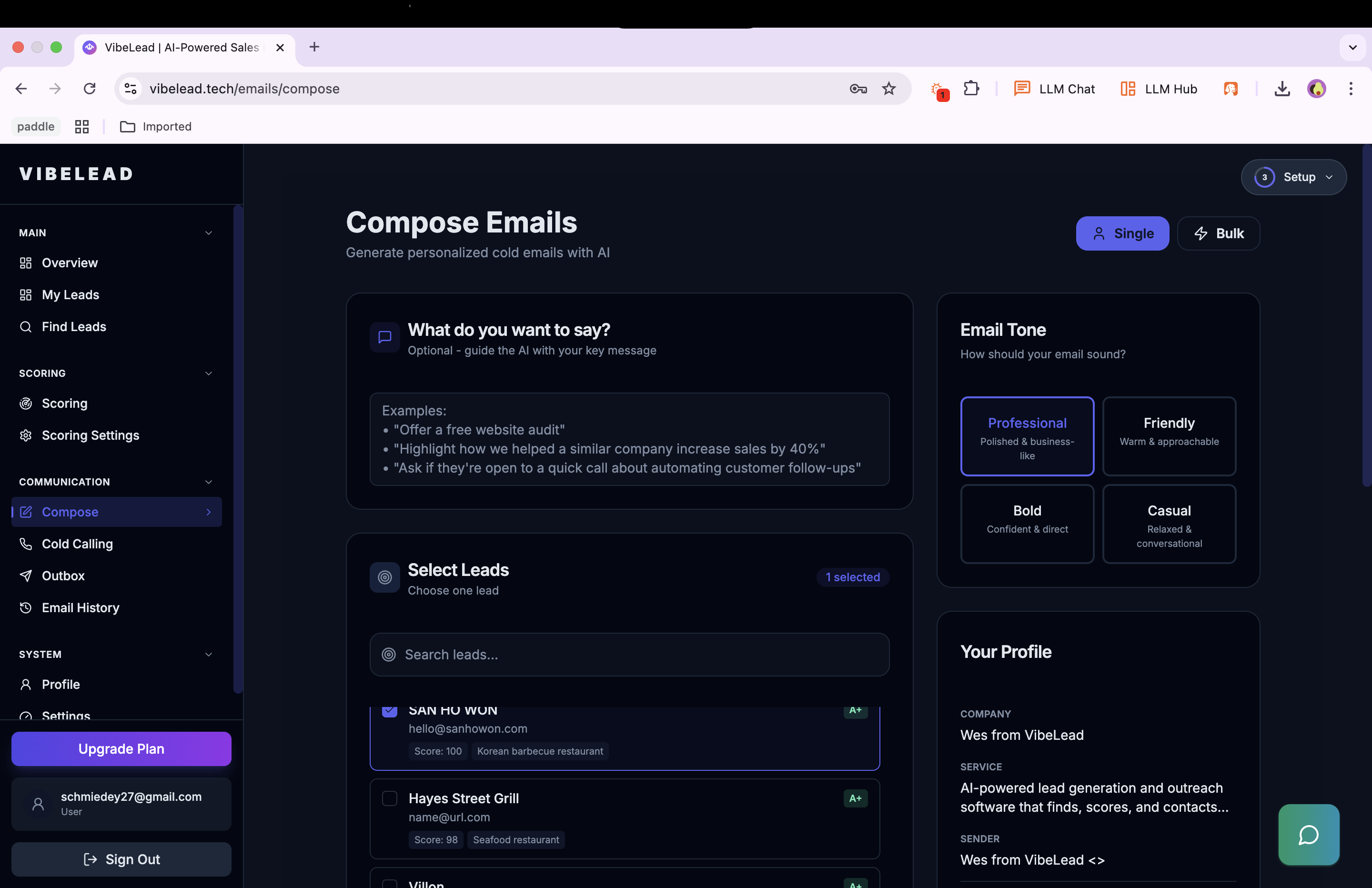 VibeLead screenshot 3
