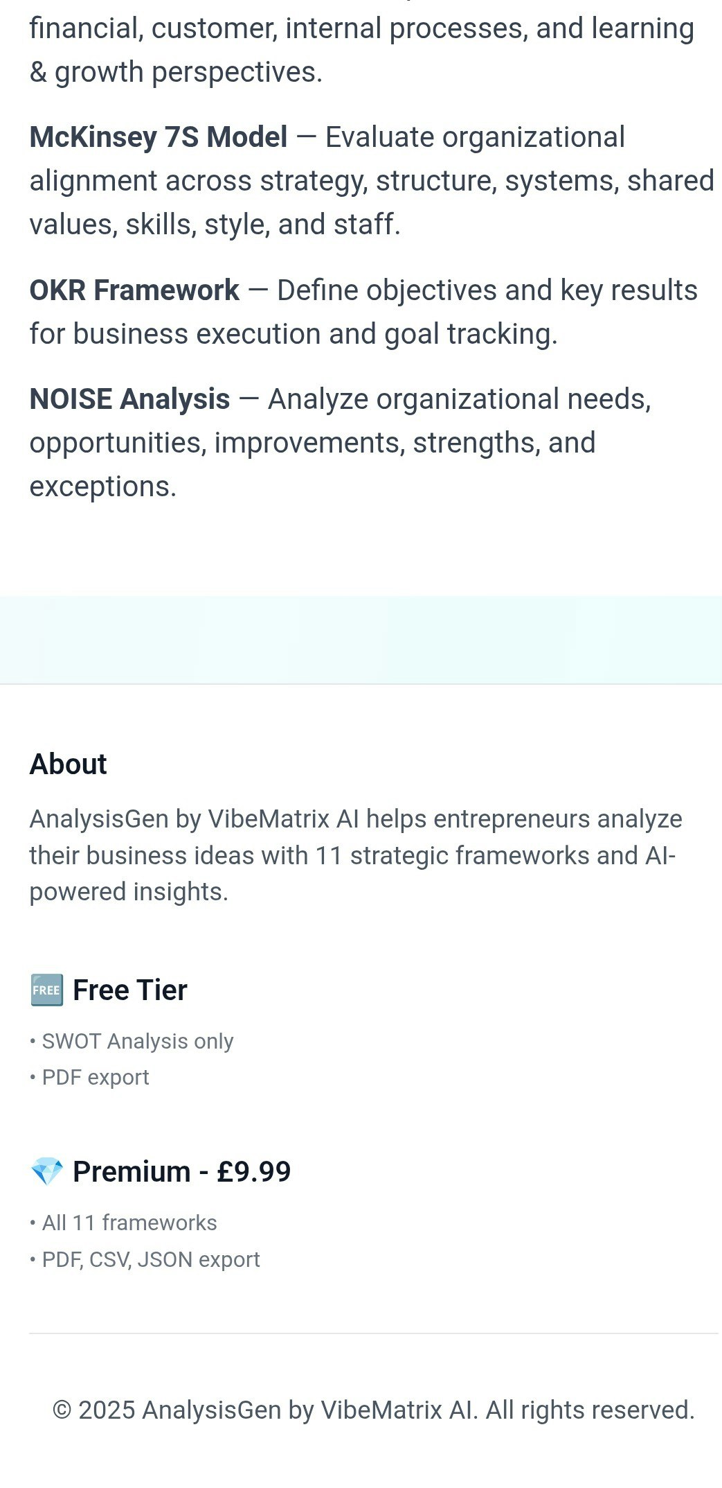 AnalysisGen screenshot 5