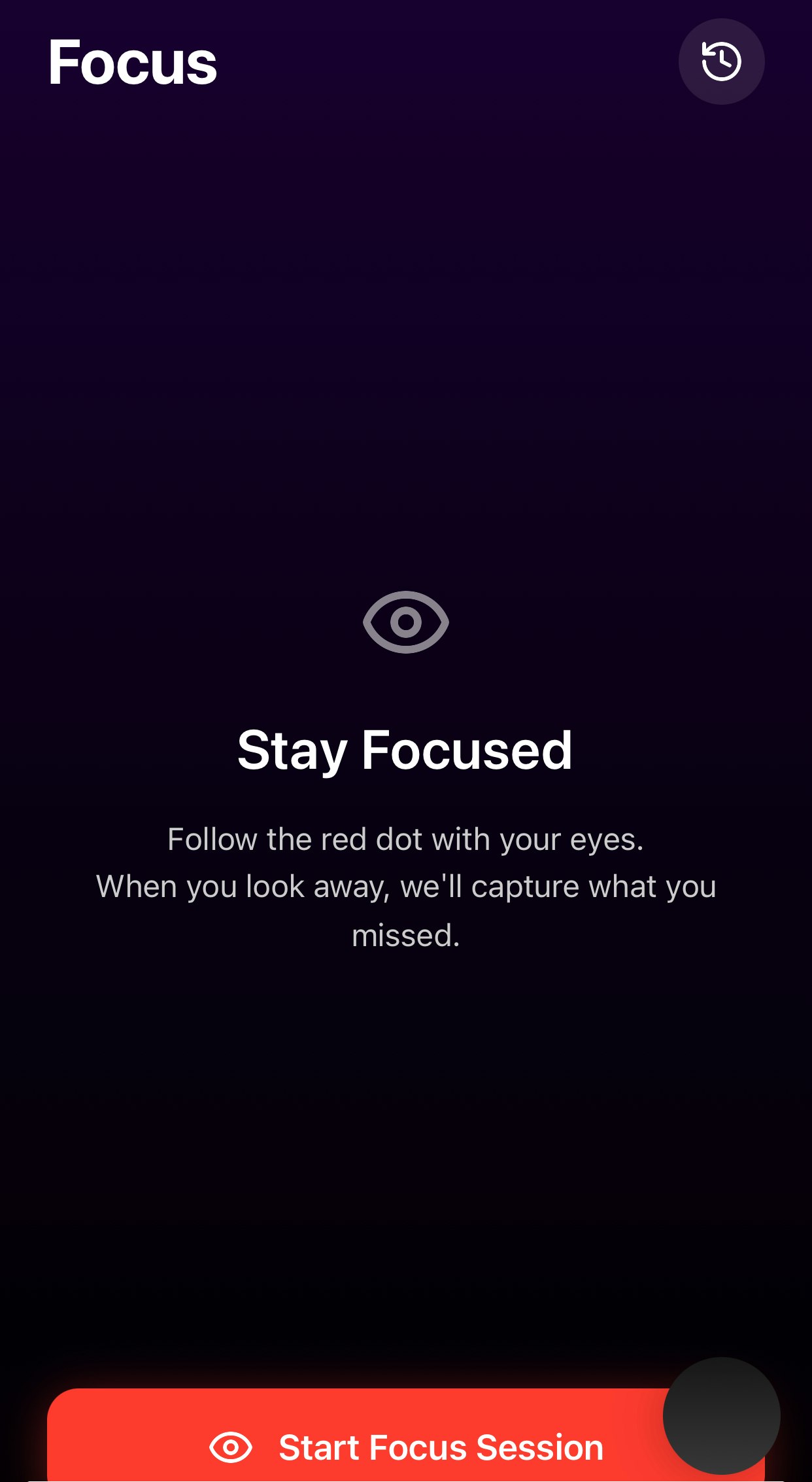 Focus screenshot 1