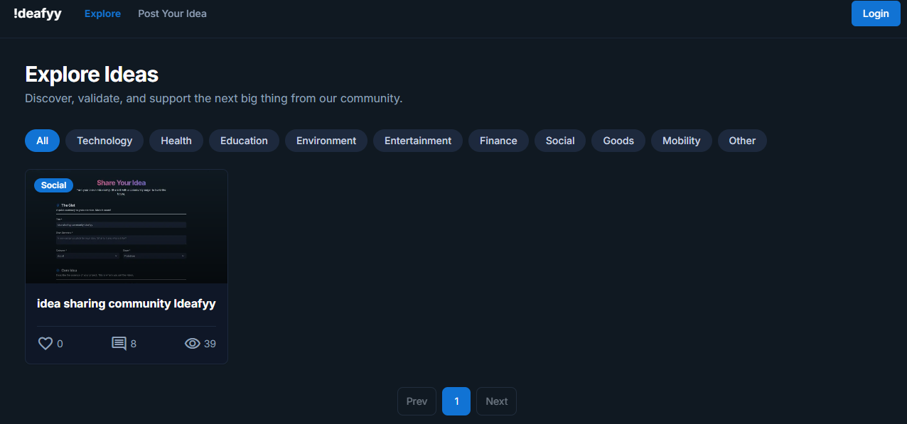 Ideafyy screenshot 1