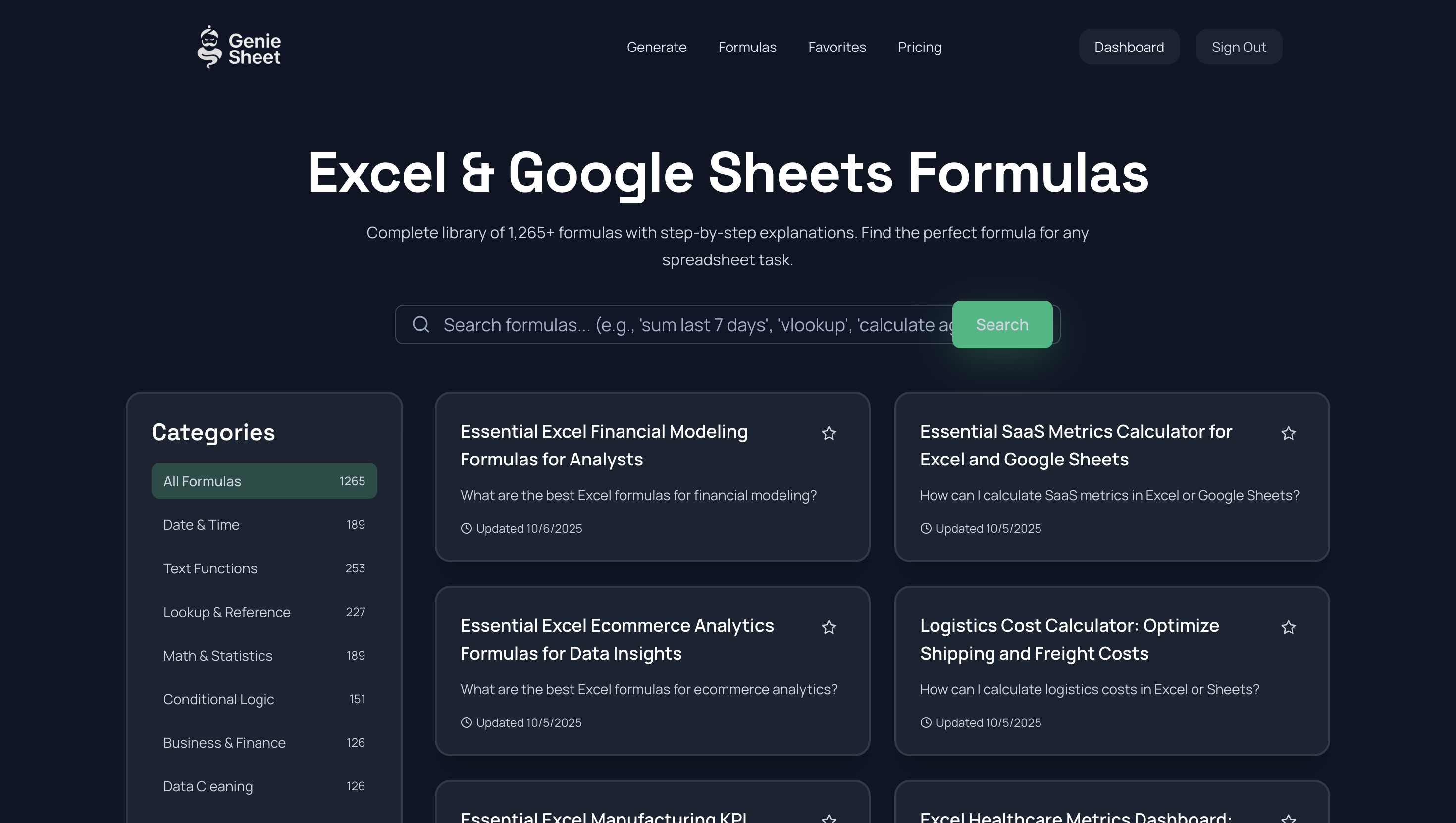 GenieSheet screenshot 8