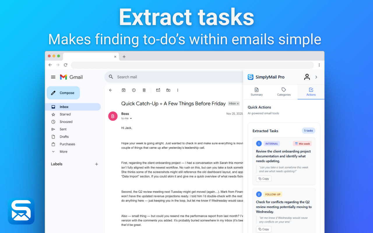 SimplyMail screenshot 2