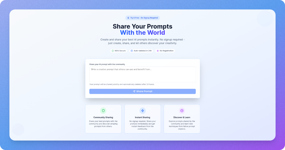 Promtoric screenshot 2