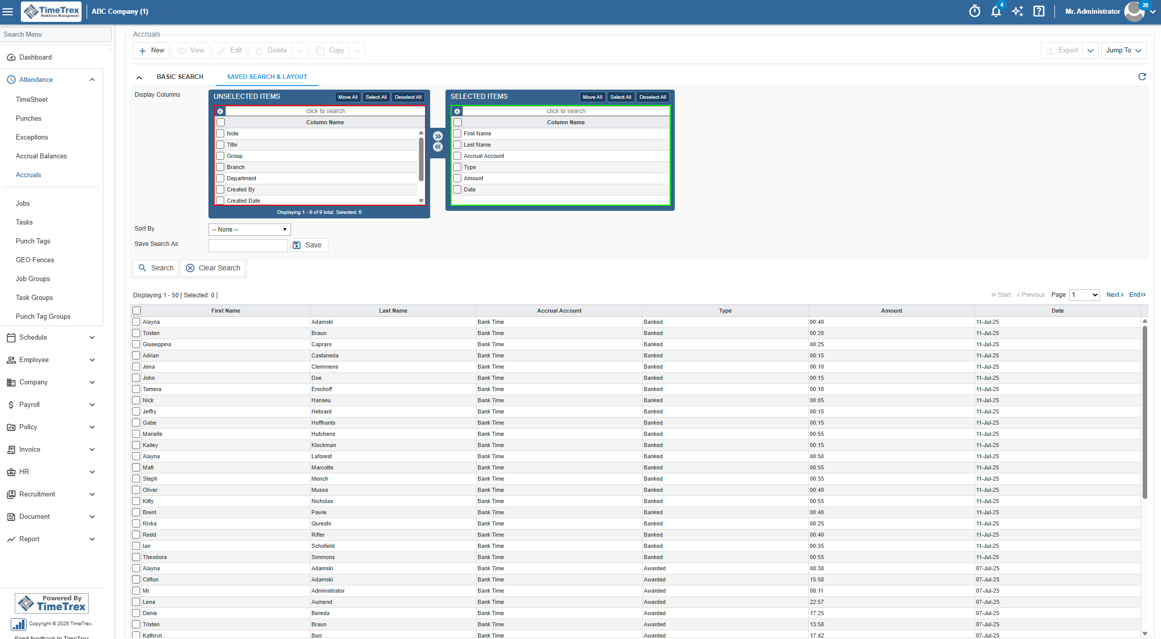 TimeTrex screenshot 9