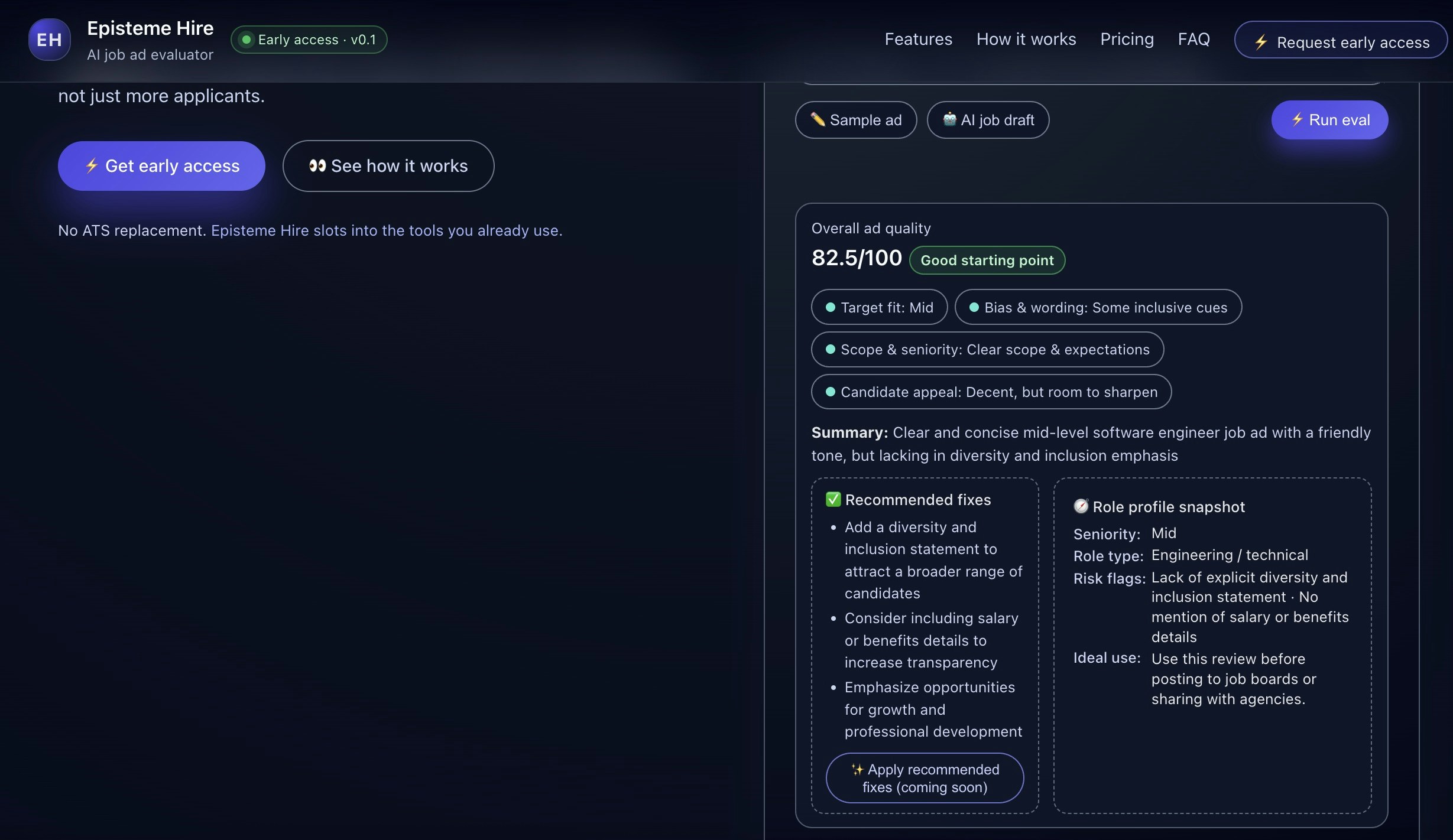 Episteme Hire screenshot 2