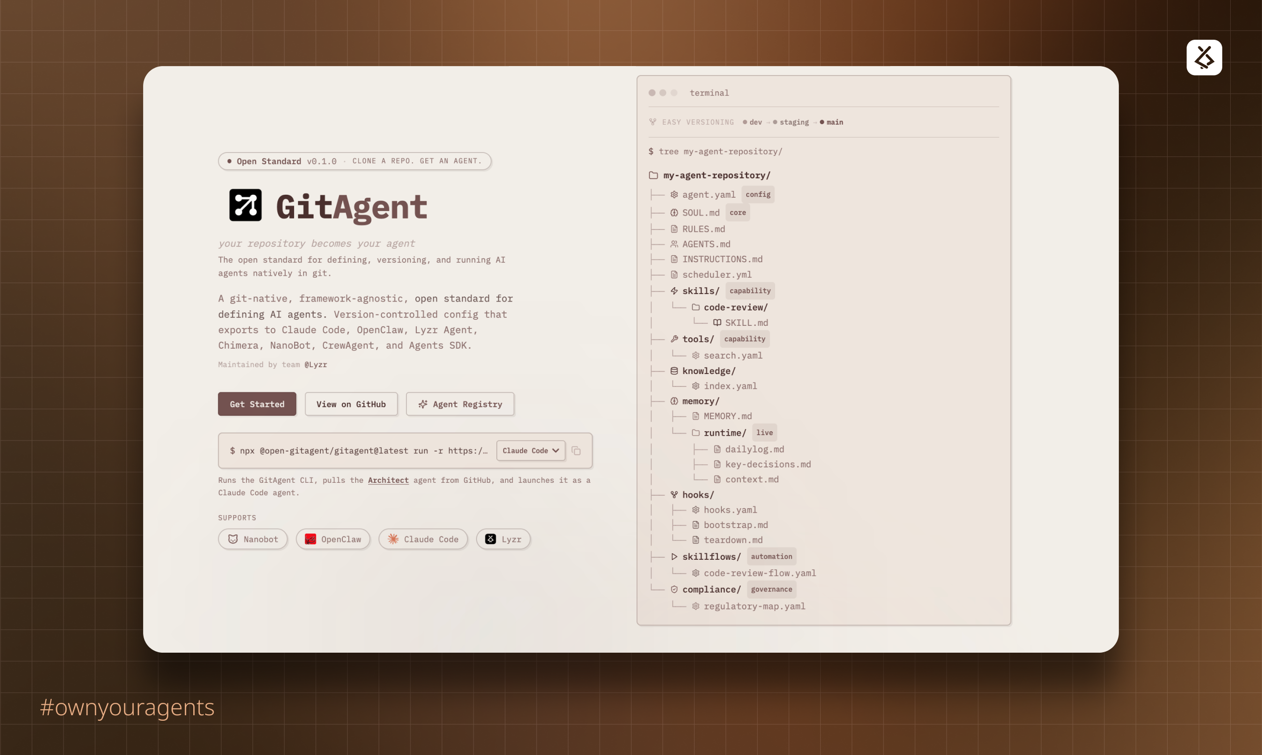 GitAgent by Lyzr screenshot 2