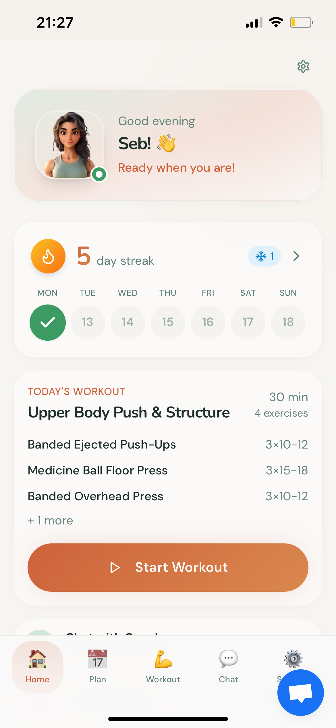 Home Gym - Personal Trainer App screenshot 2