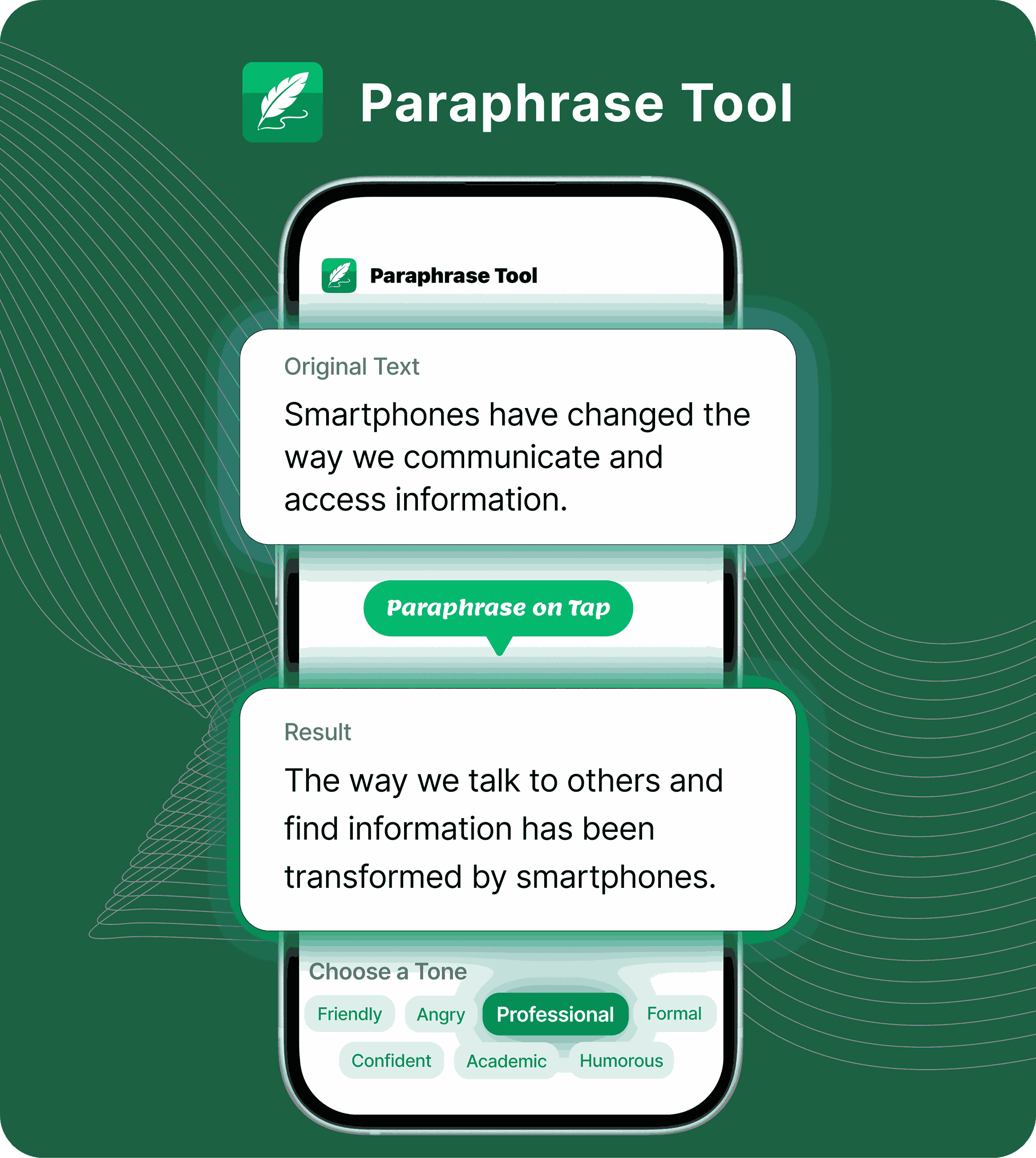 Paraphrase Tool  screenshot 2