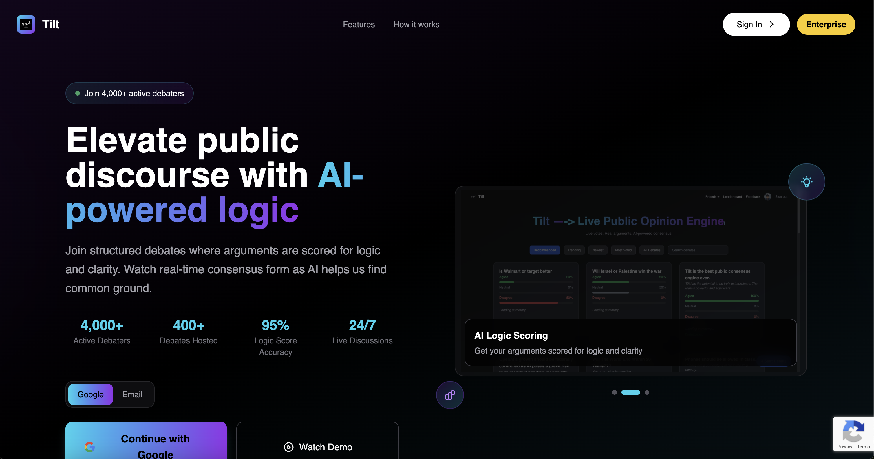 Tilt (tilt.vote) screenshot 2