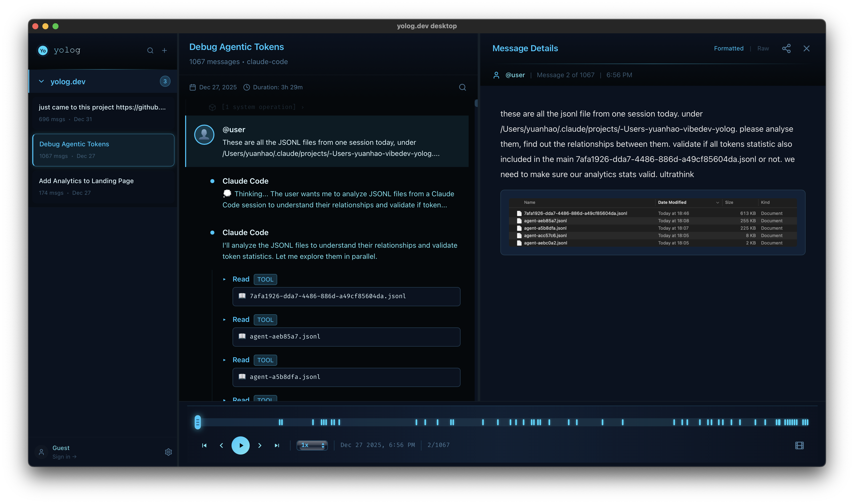 yolog.dev Desktop screenshot 2