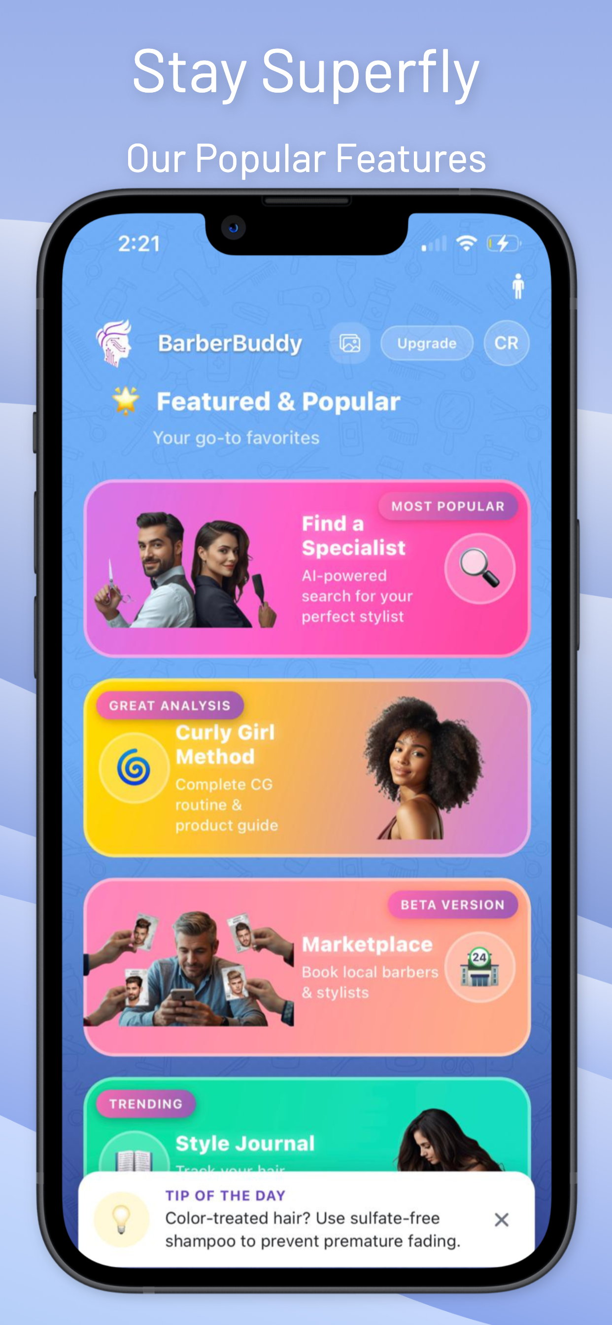 BarberBuddyApp screenshot 2