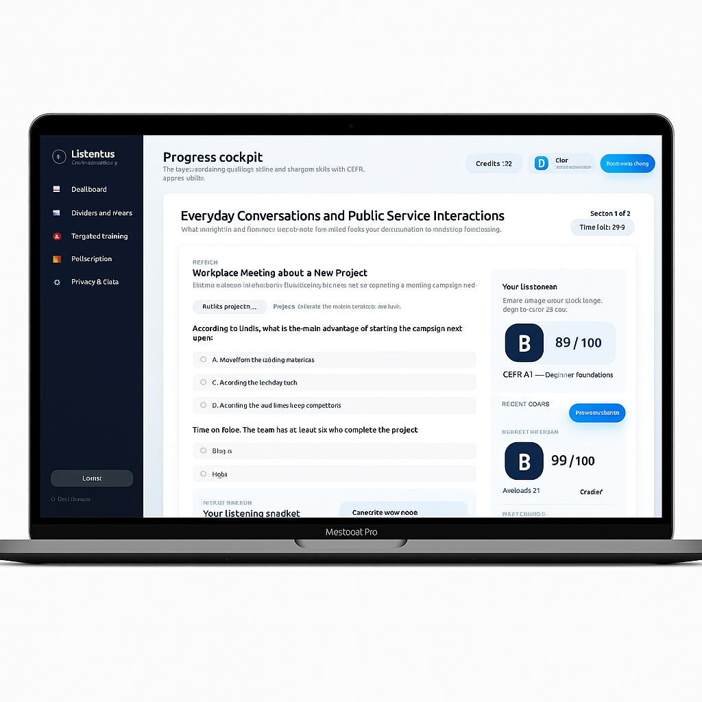 Listentus screenshot 1