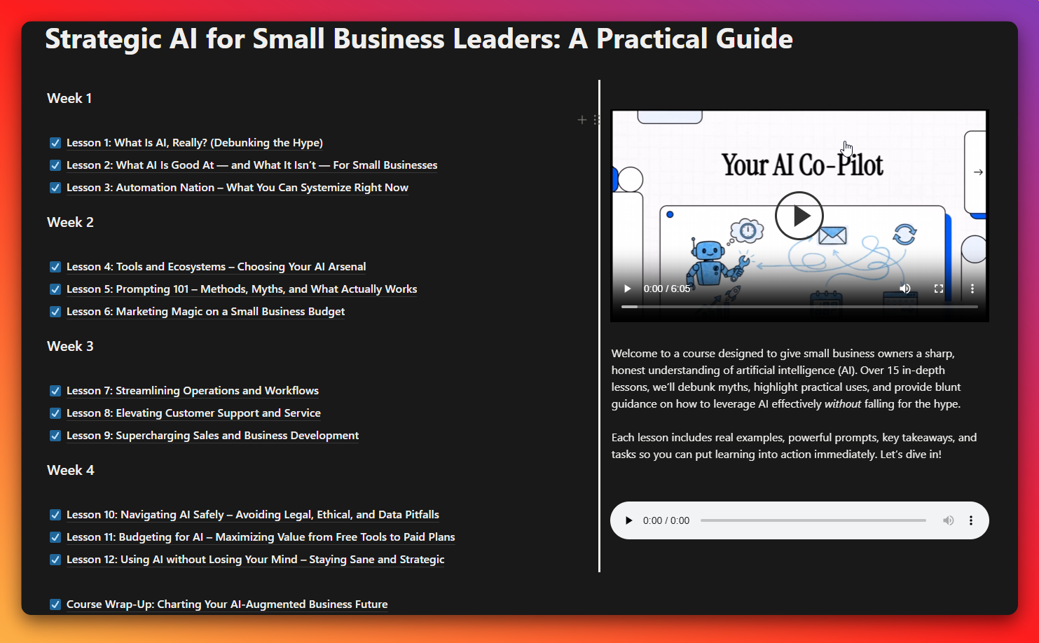 AI for Small Business Owners screenshot 2