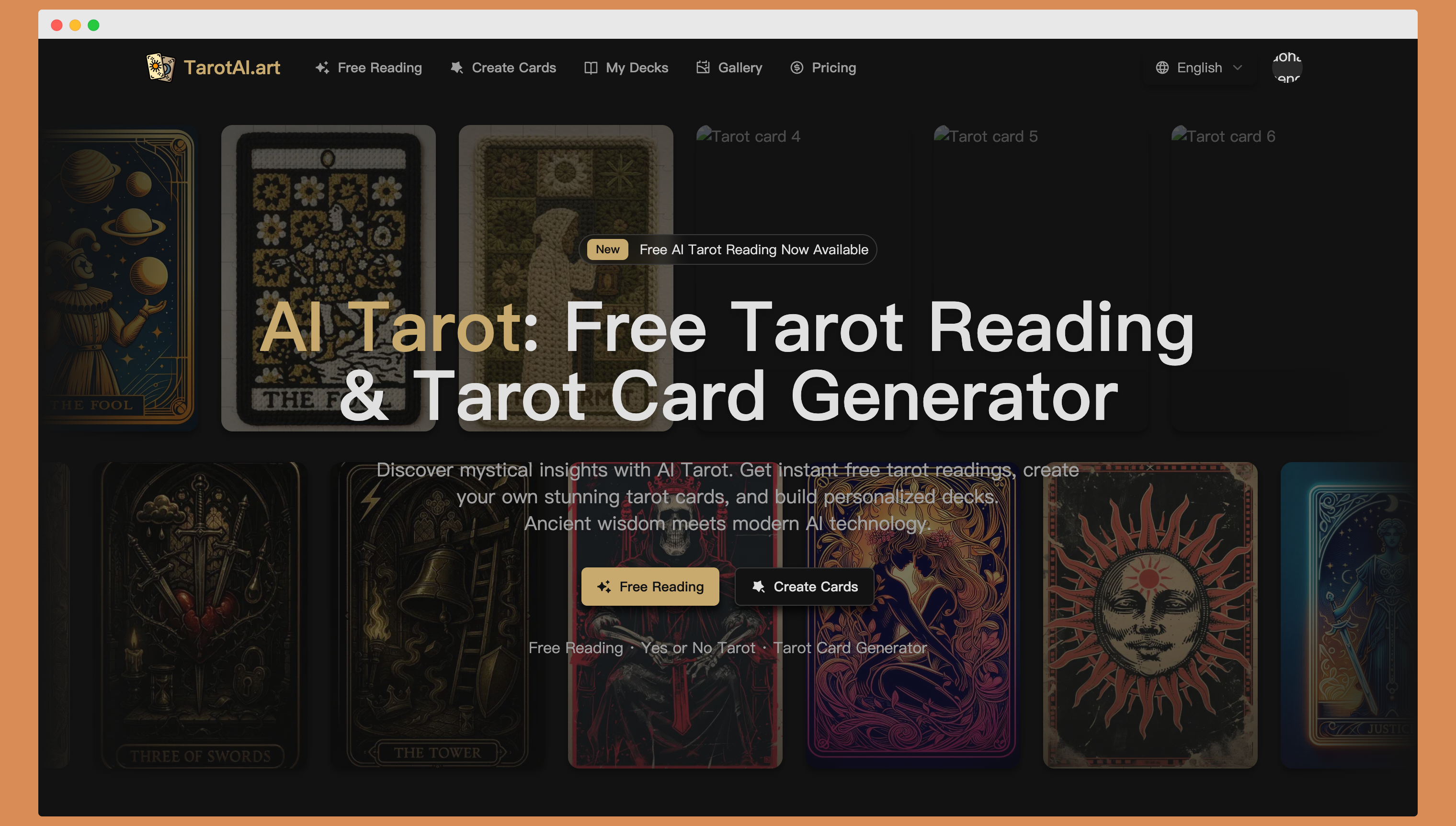 TarotAI screenshot 1