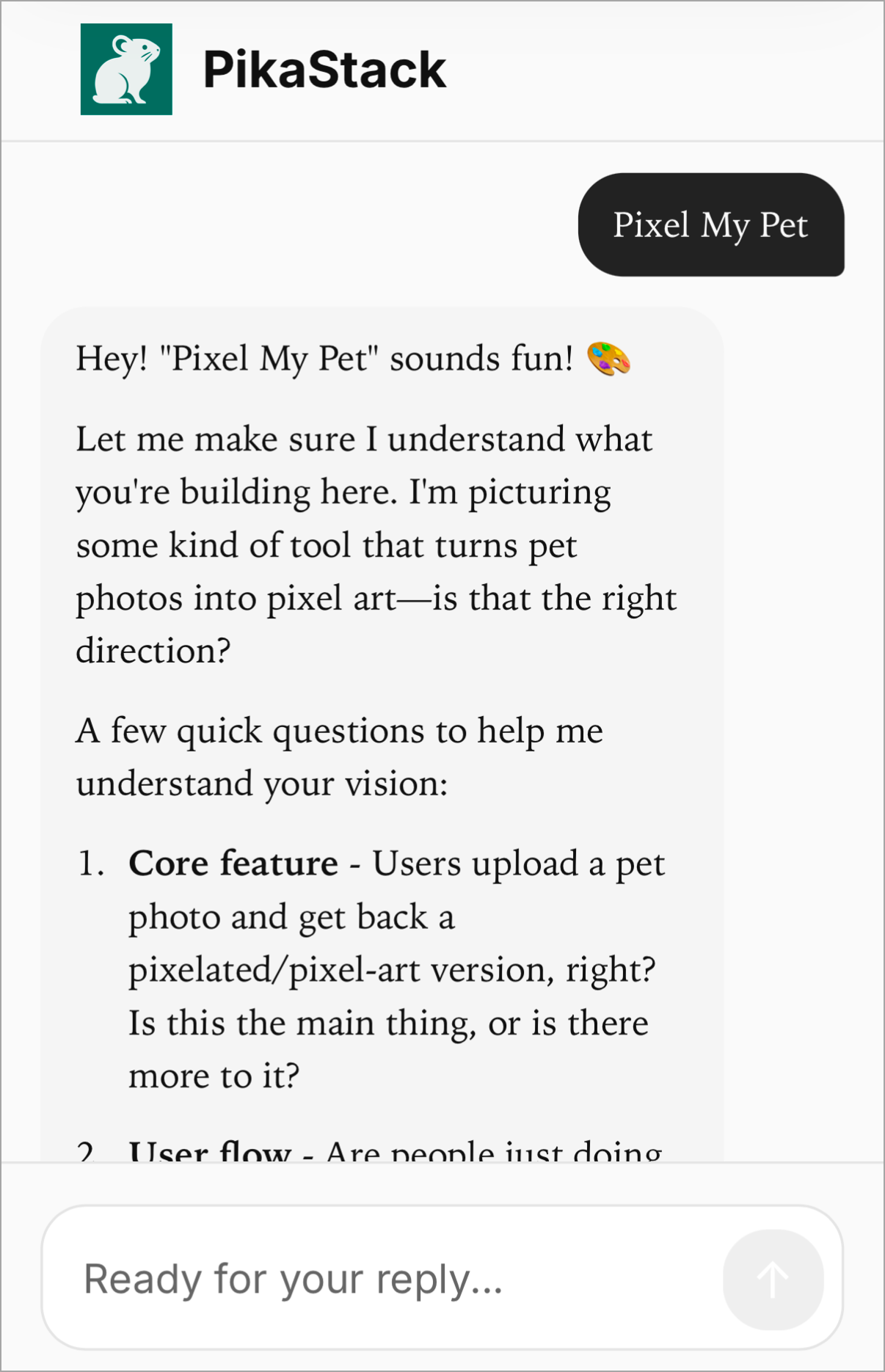 PikaStack screenshot 2