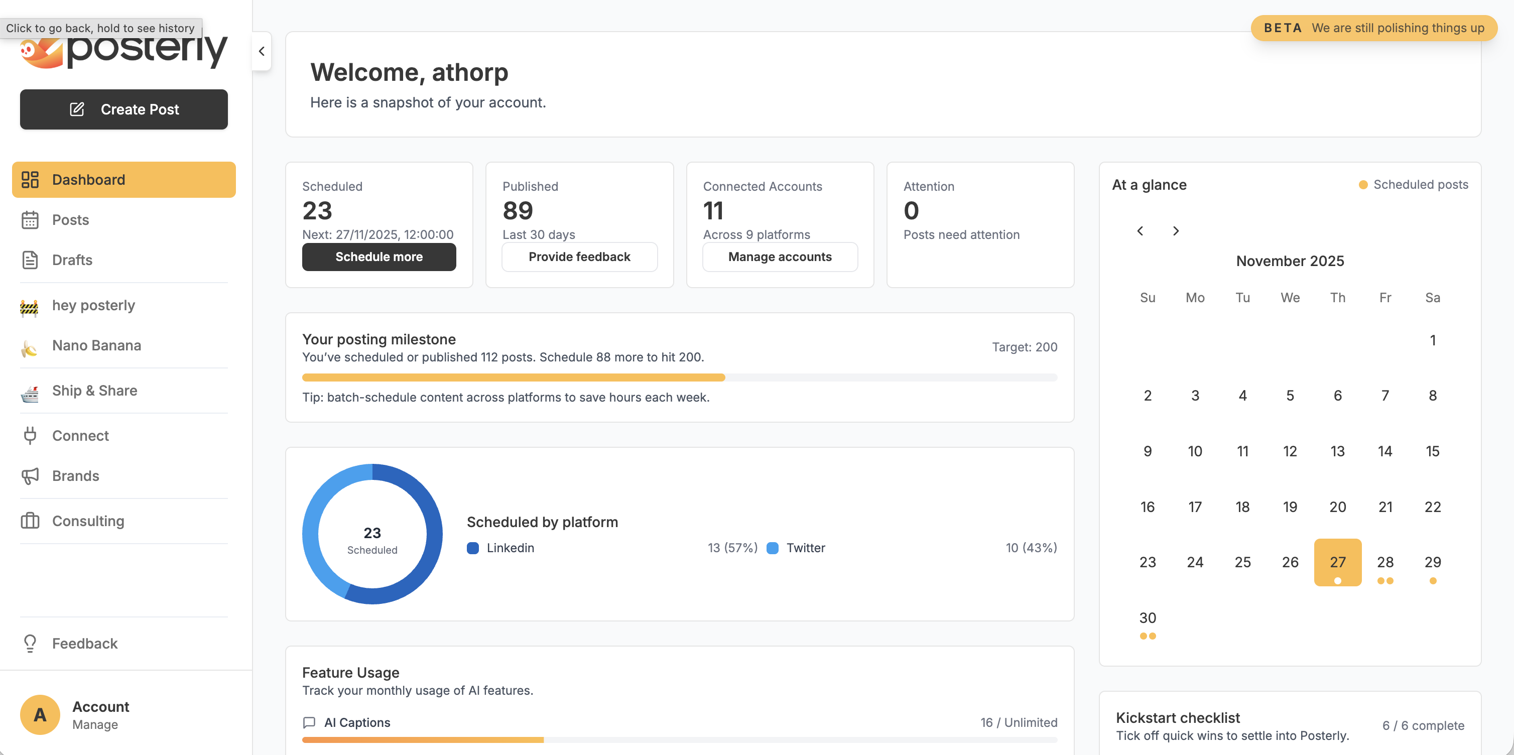 Posterly - AI-Powered Social Media Tool screenshot 5