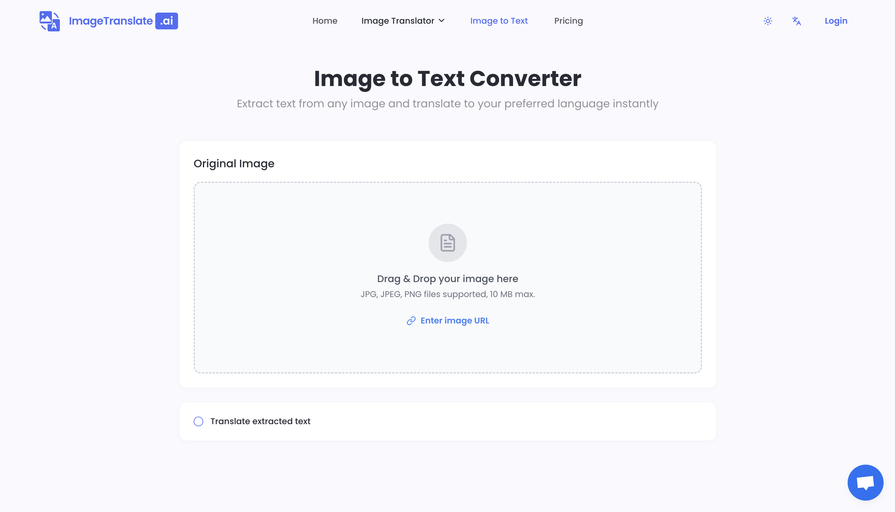 Image to Text Converter And Translator screenshot 1
