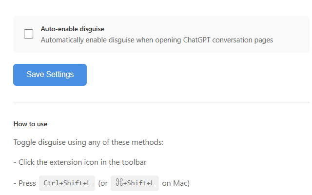 HideMyGPT screenshot 3