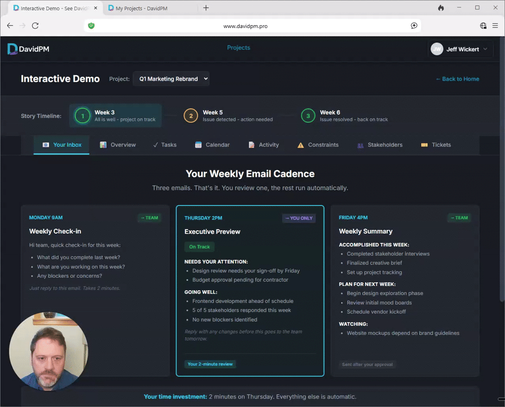 David PM screenshot 2