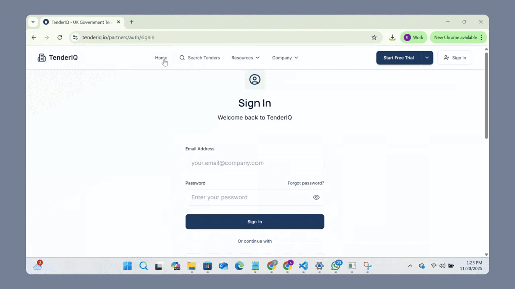 TenderIQ screenshot 4