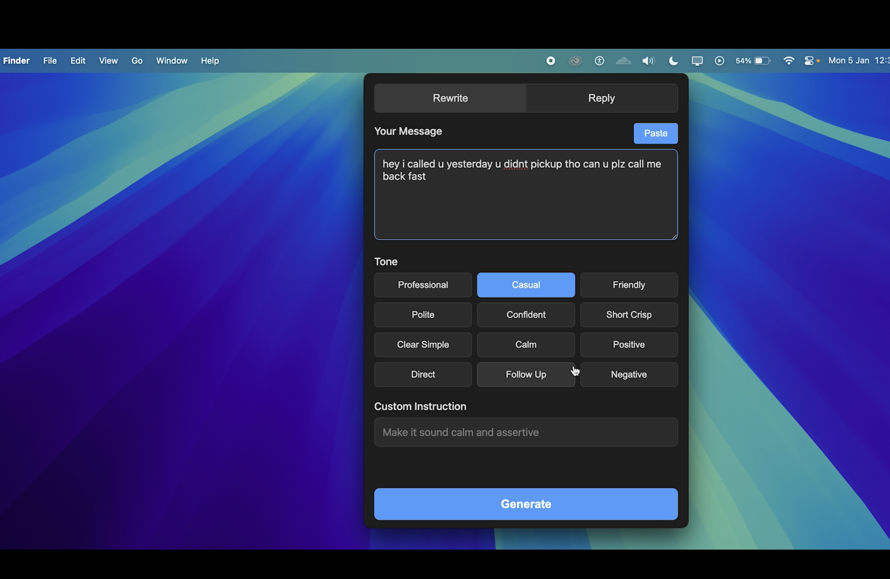 Rewrite screenshot 1