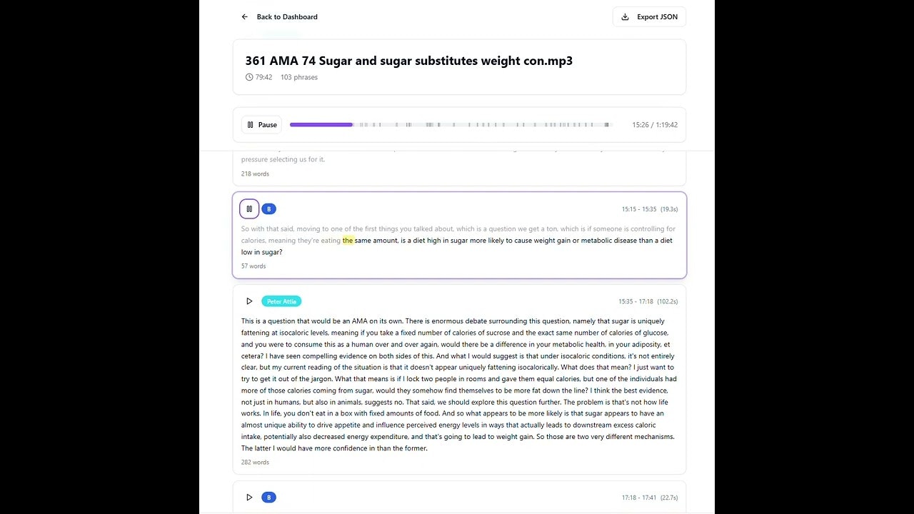 TranscriptID screenshot 1