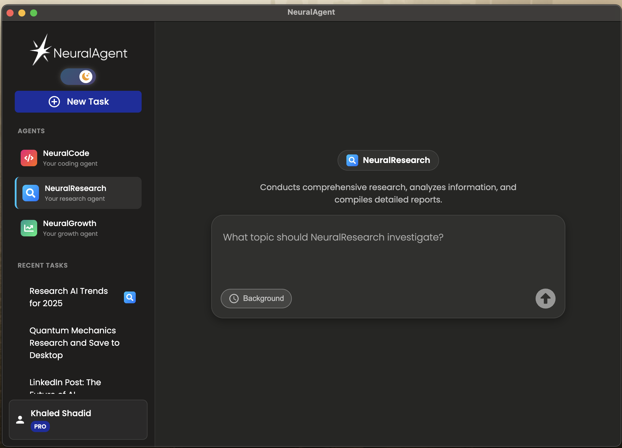 NeuralAgent screenshot 3