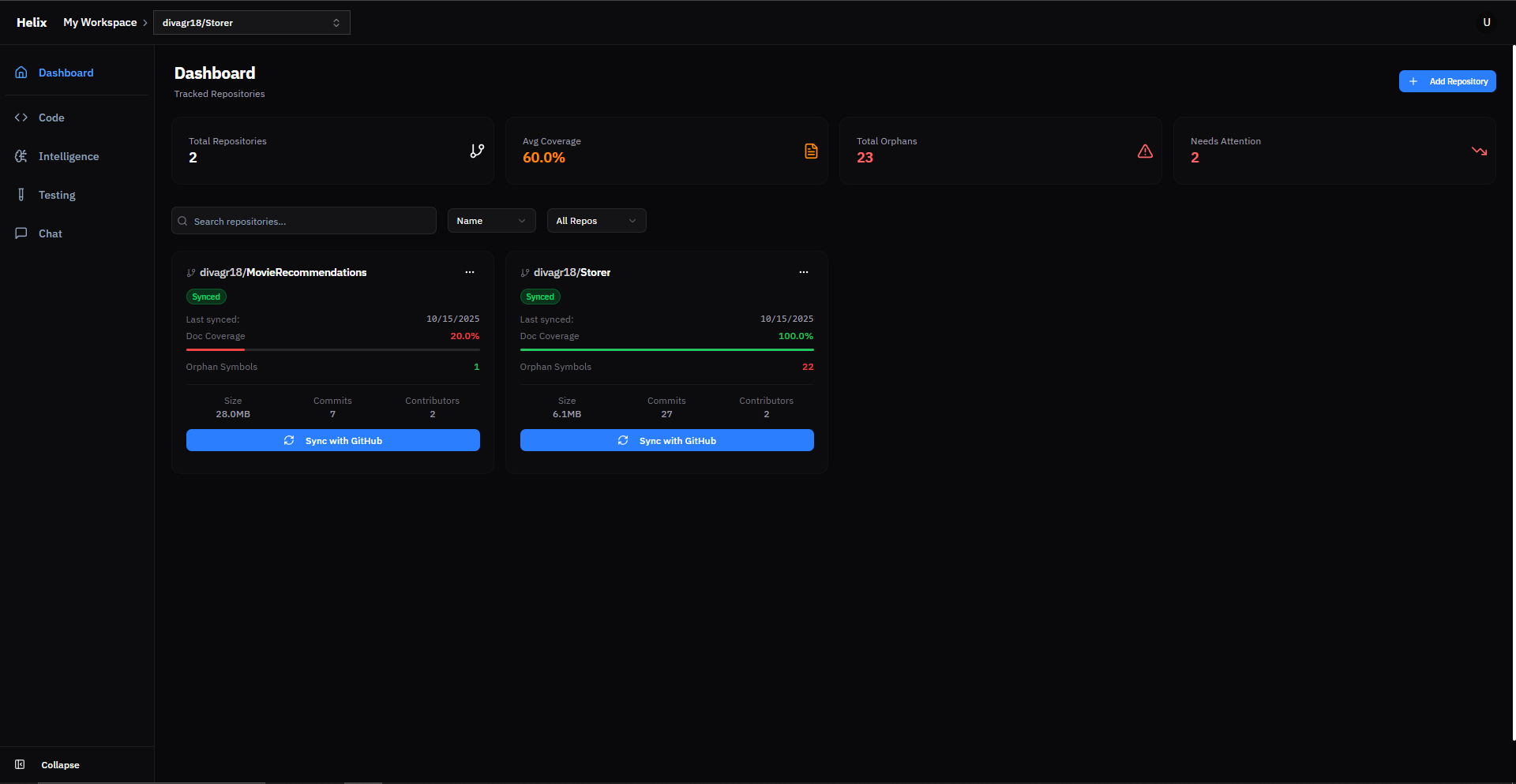 Helix v1.0 screenshot 3