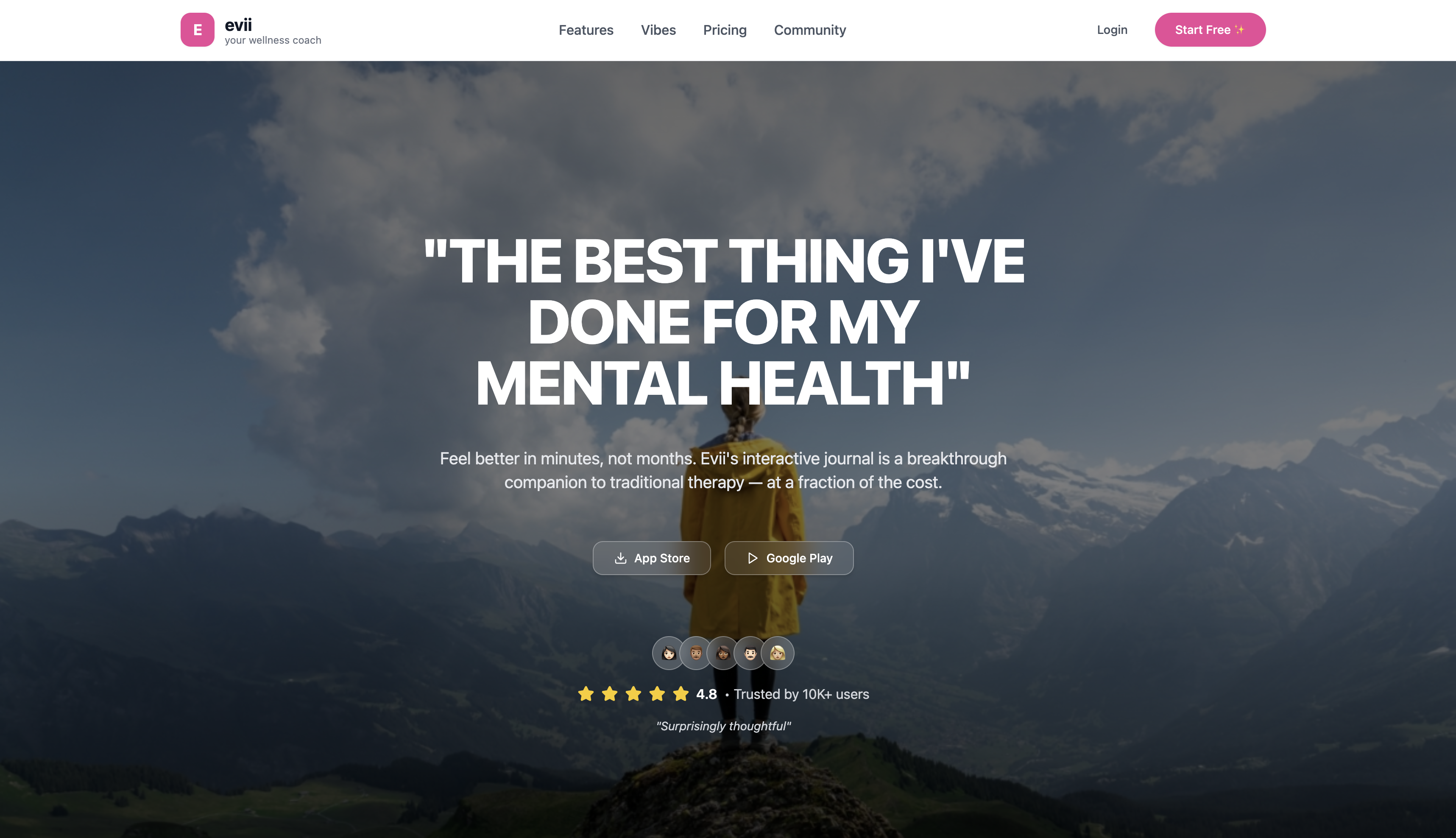 Evii : Your AI Voice Journal screenshot 3
