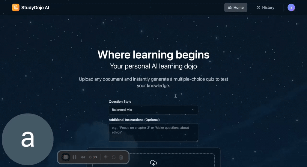 StudyDojo AI - AI MCQ / testing app screenshot 5