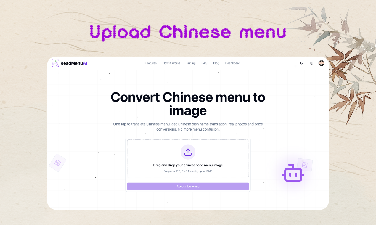 ReadMenuAi screenshot 1