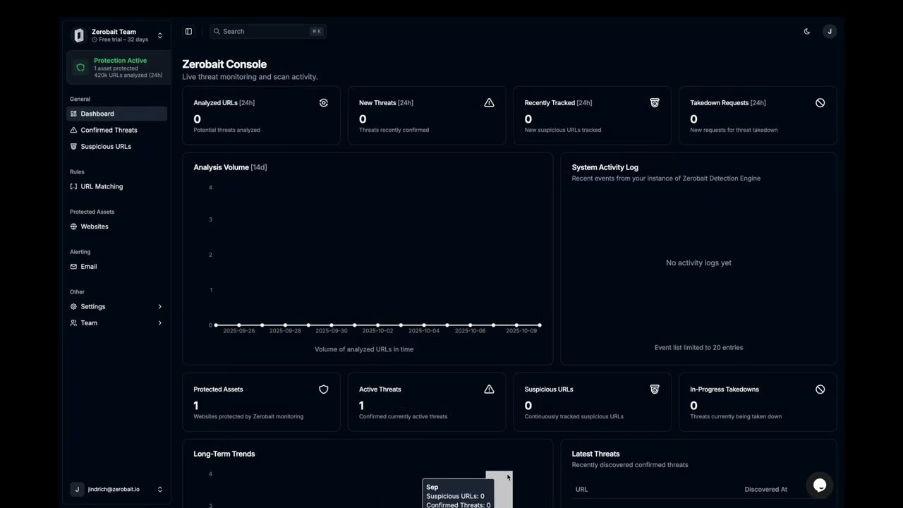 Zerobait screenshot 1