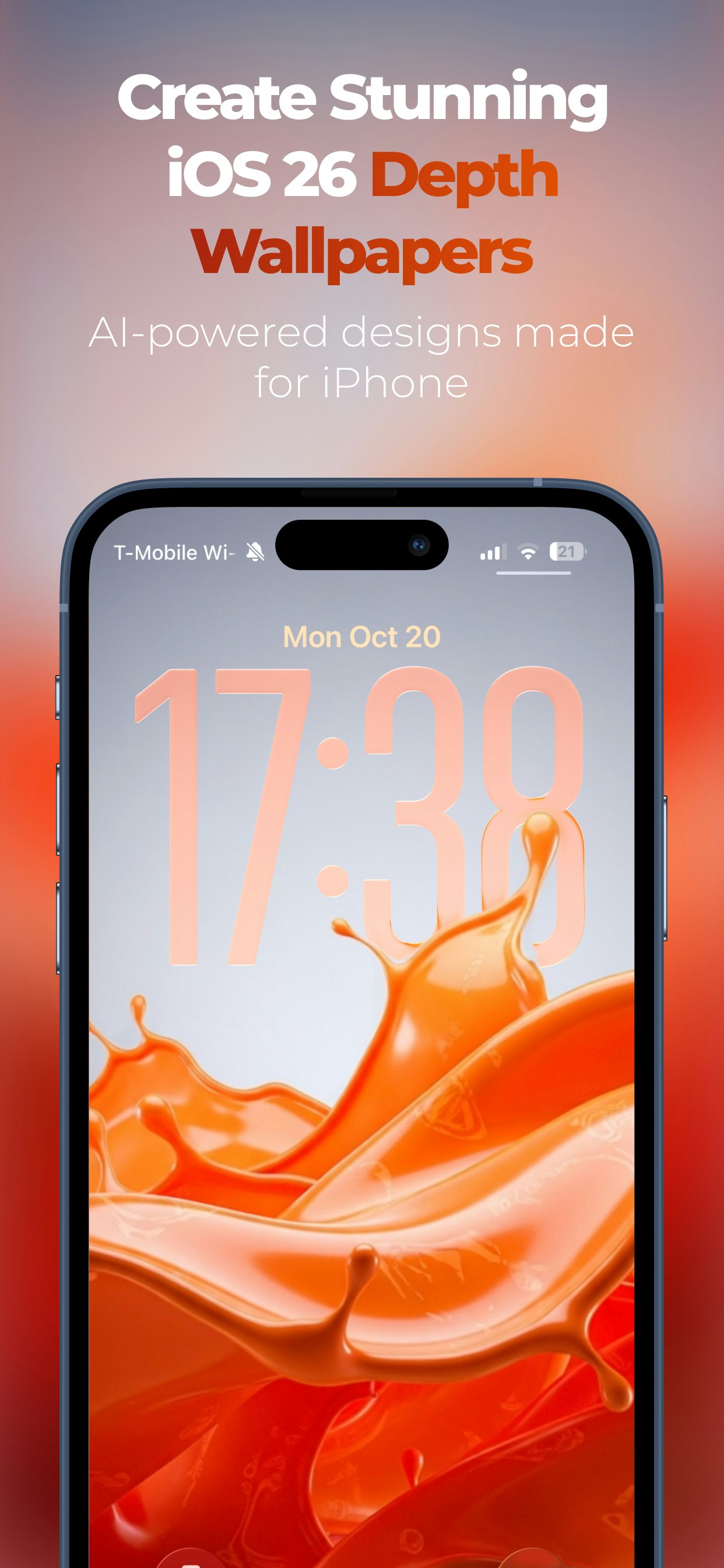 Tallpaper iOS&web app screenshot 1