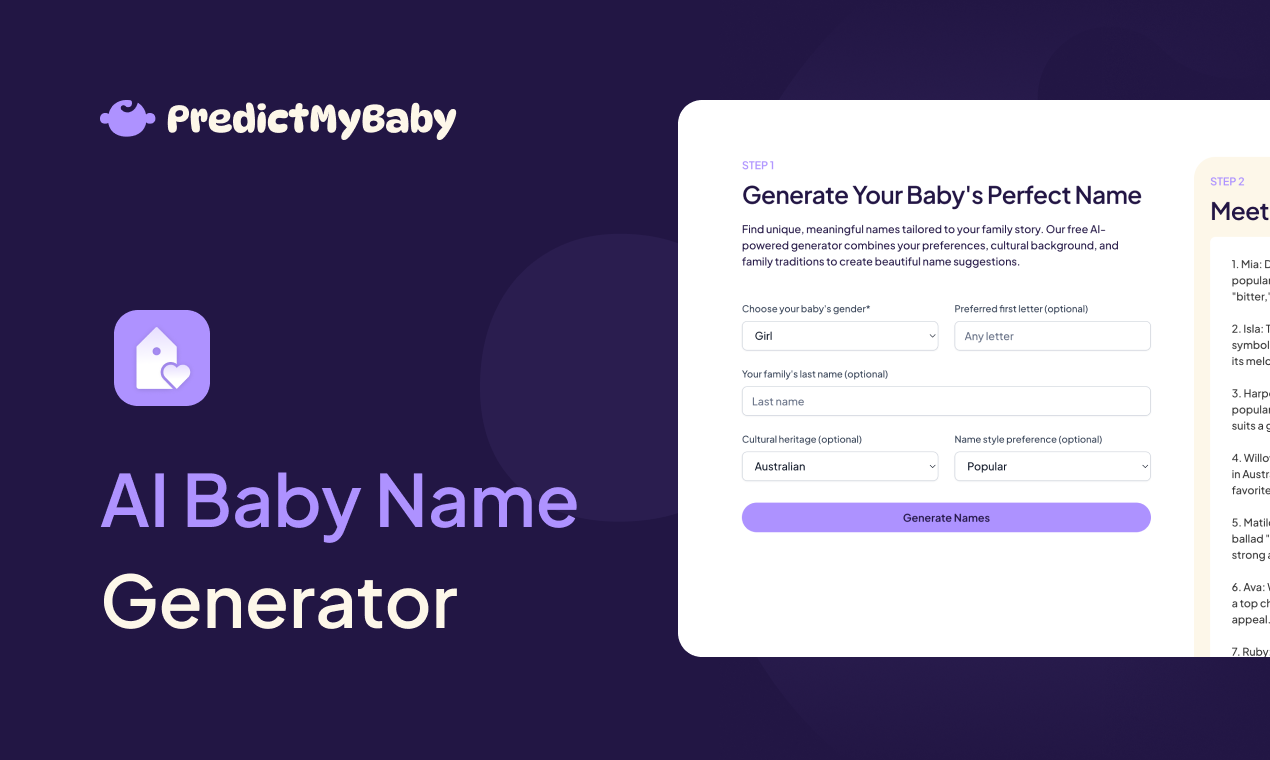 AI Baby Name Generator screenshot 1