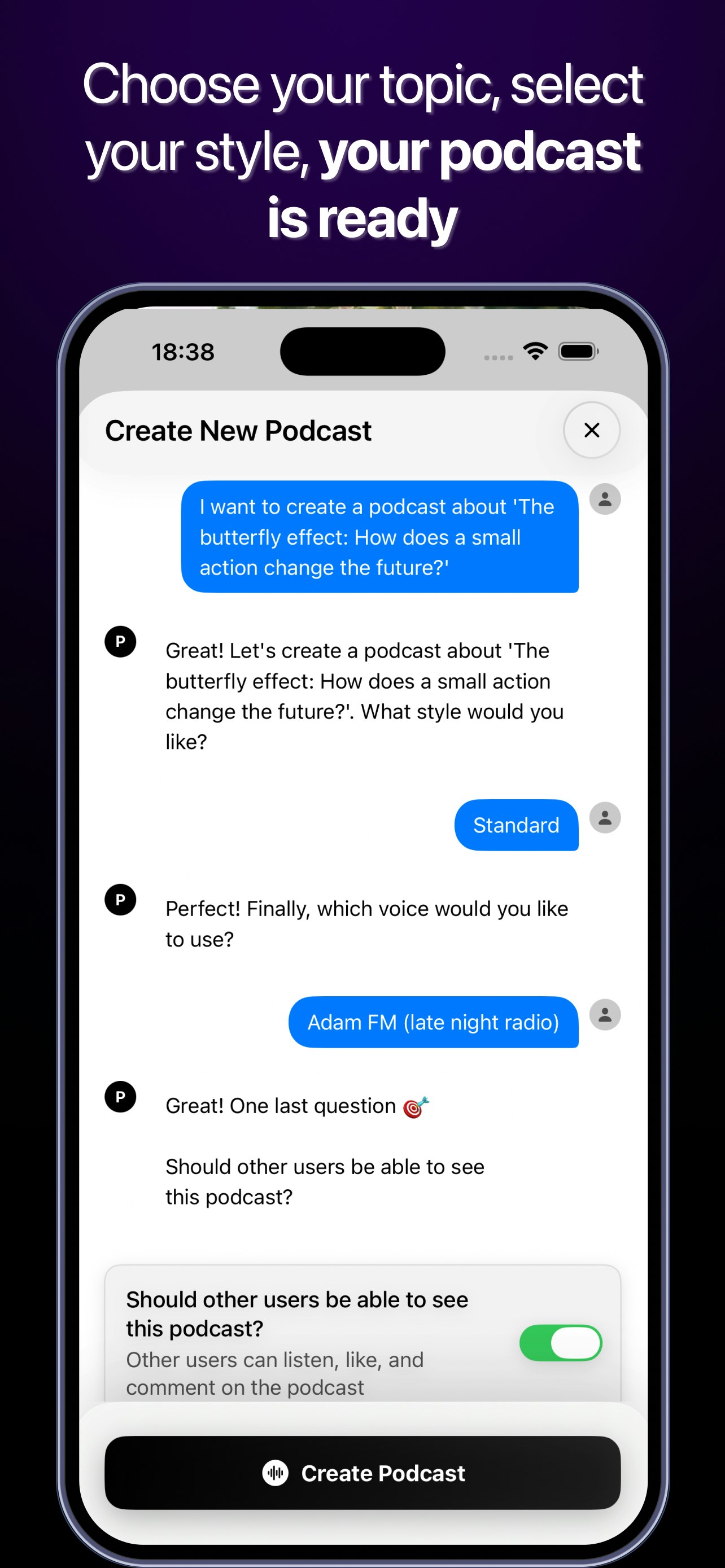Podit Podcast screenshot 3