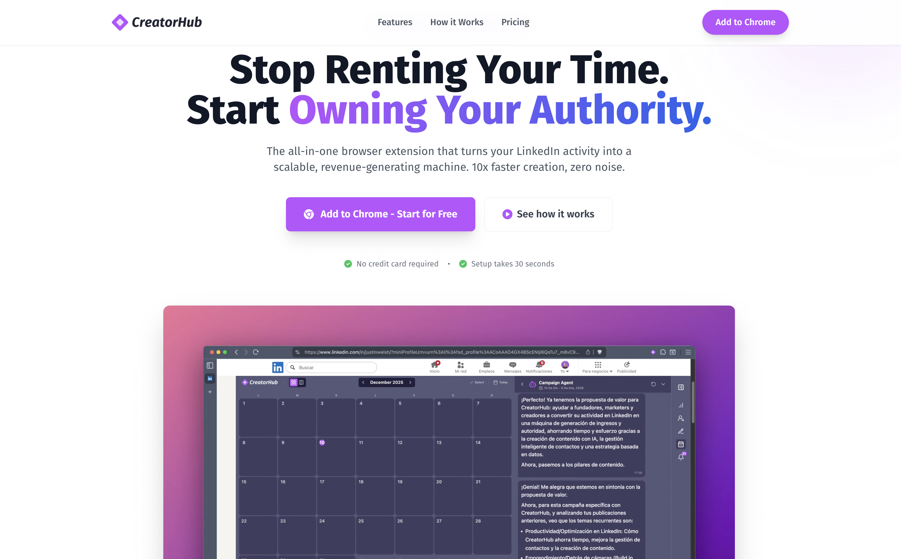 CreatorHub screenshot 1