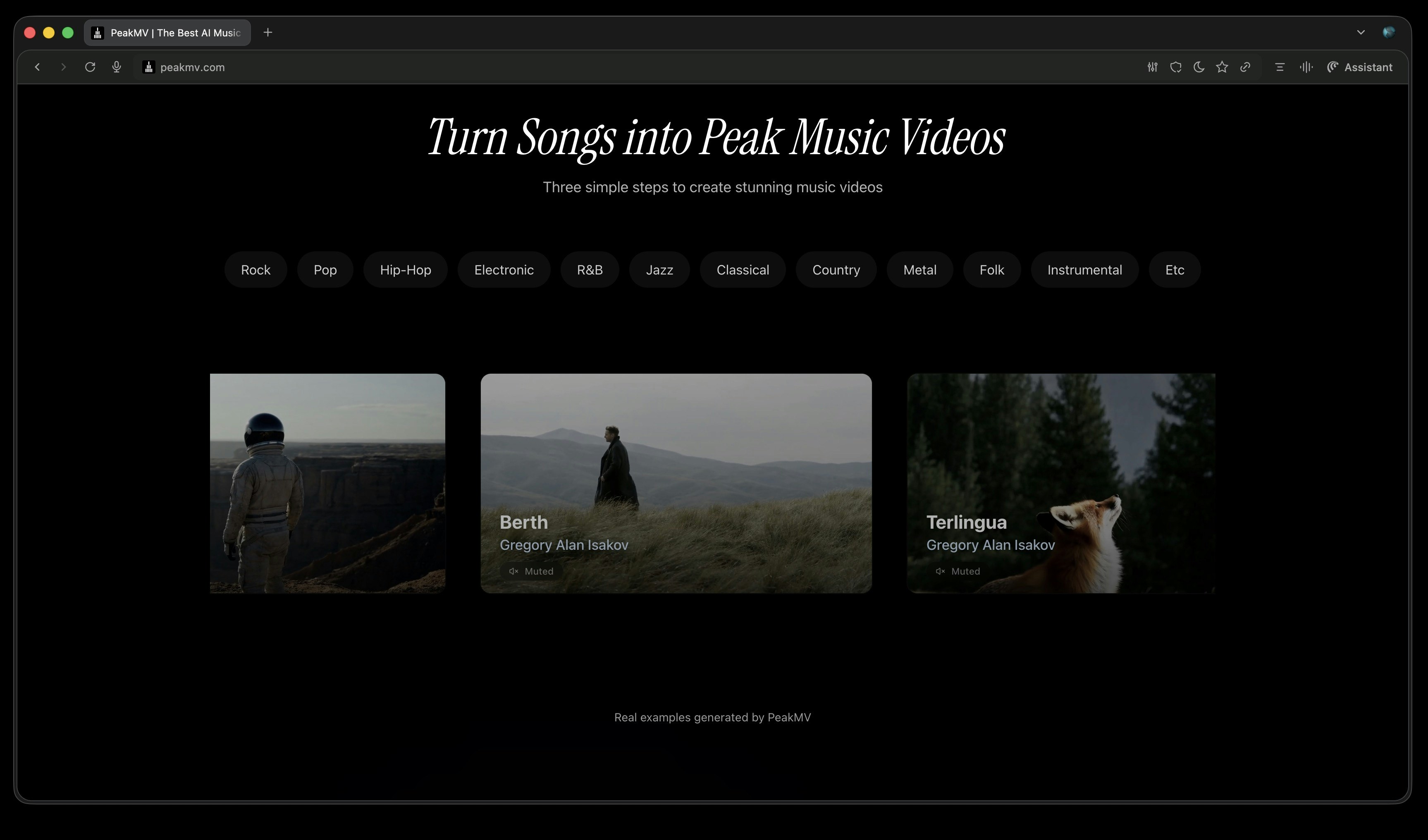PeakMV screenshot 2