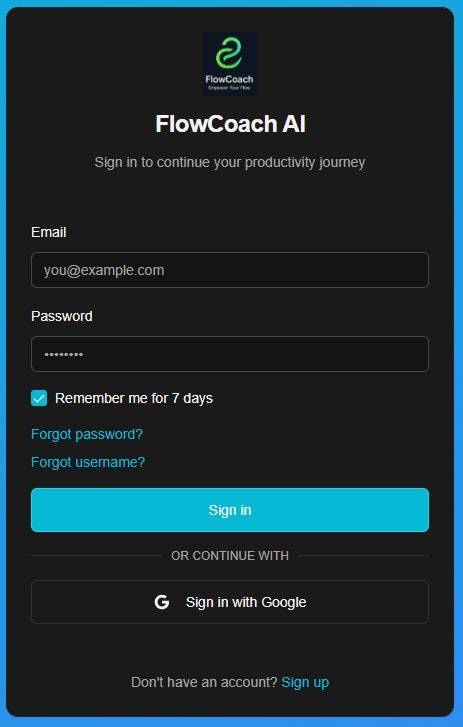 FlowCoach AI screenshot 1