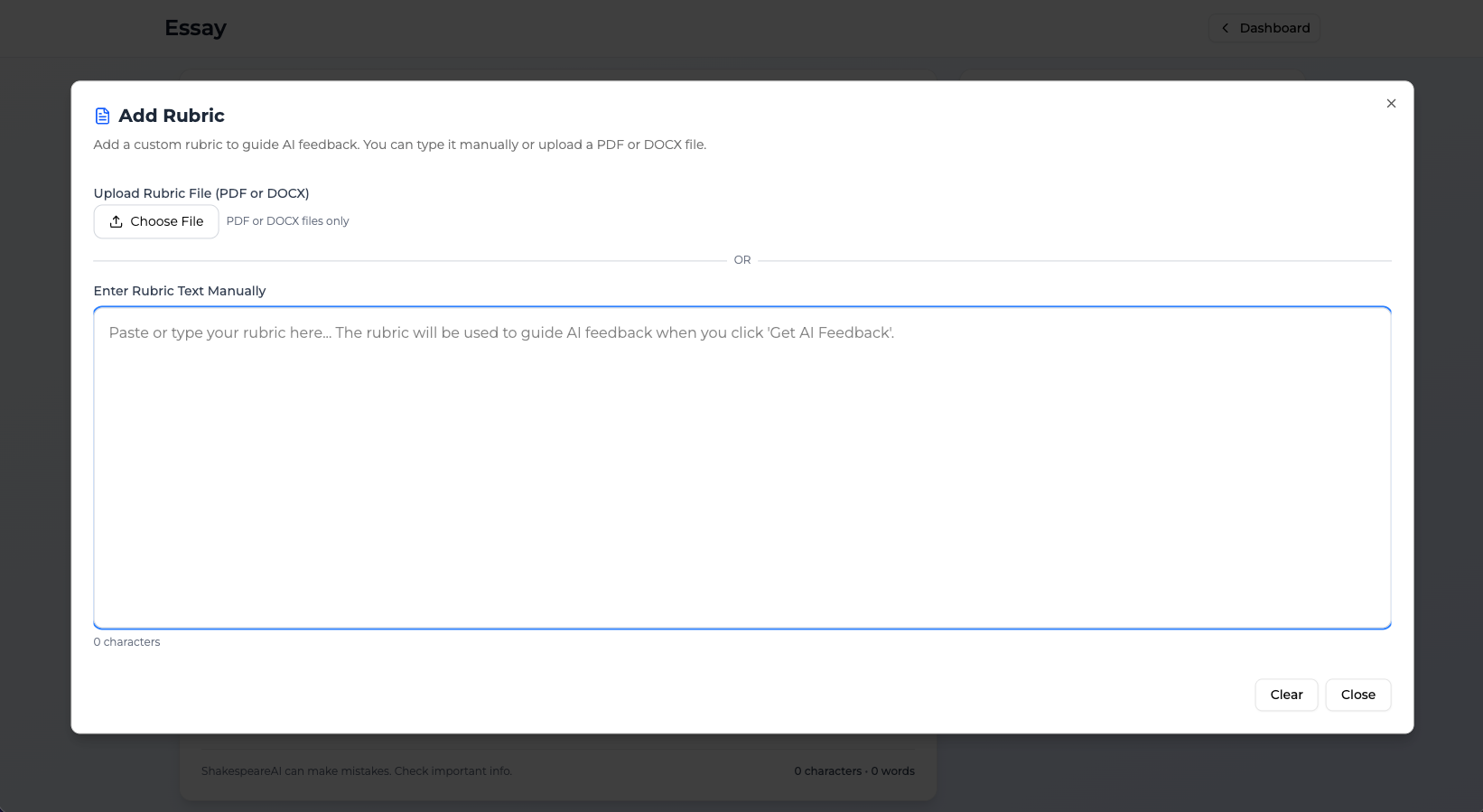 ShakespeareAI screenshot 1