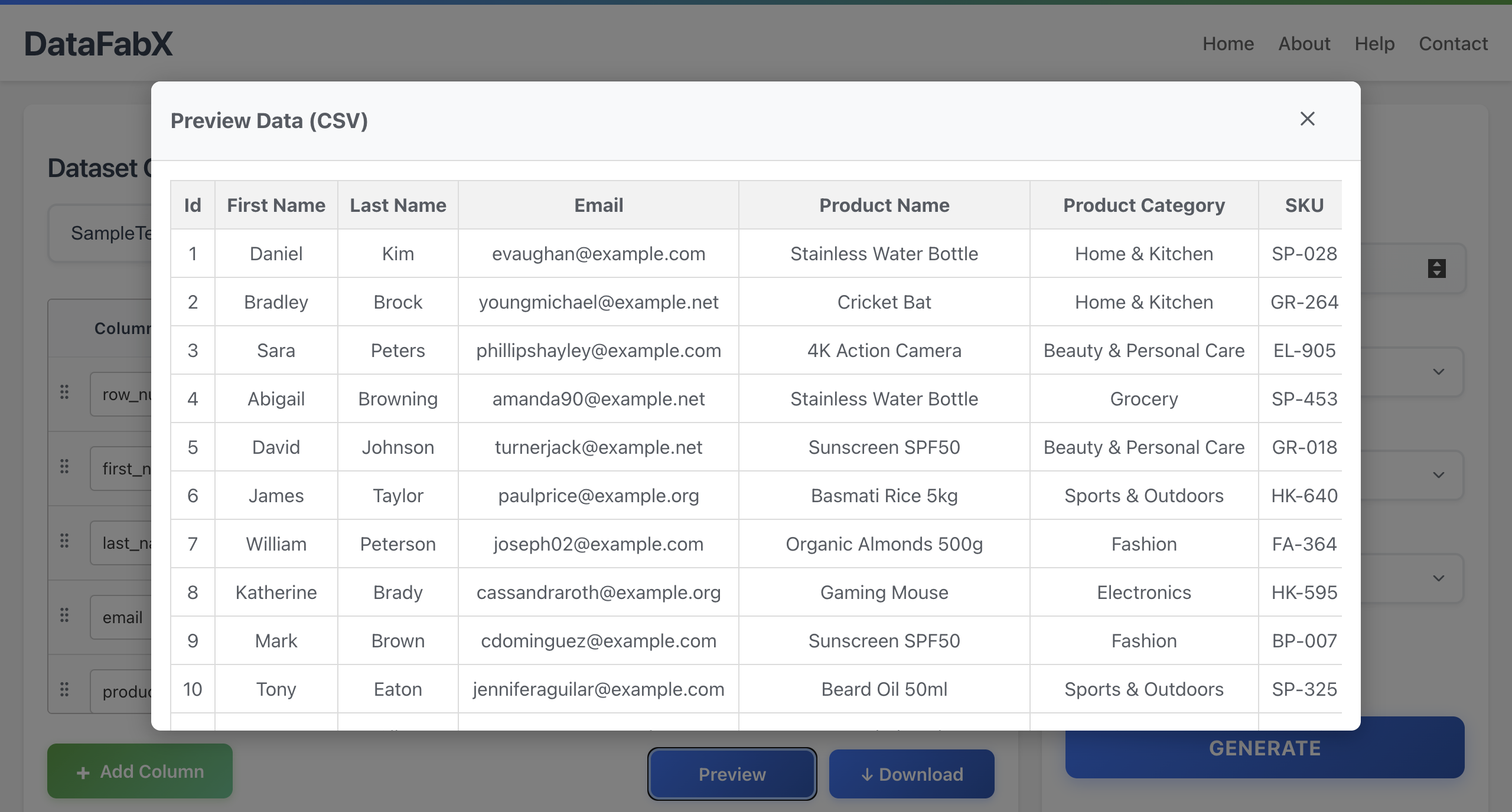 DataFabX screenshot 4
