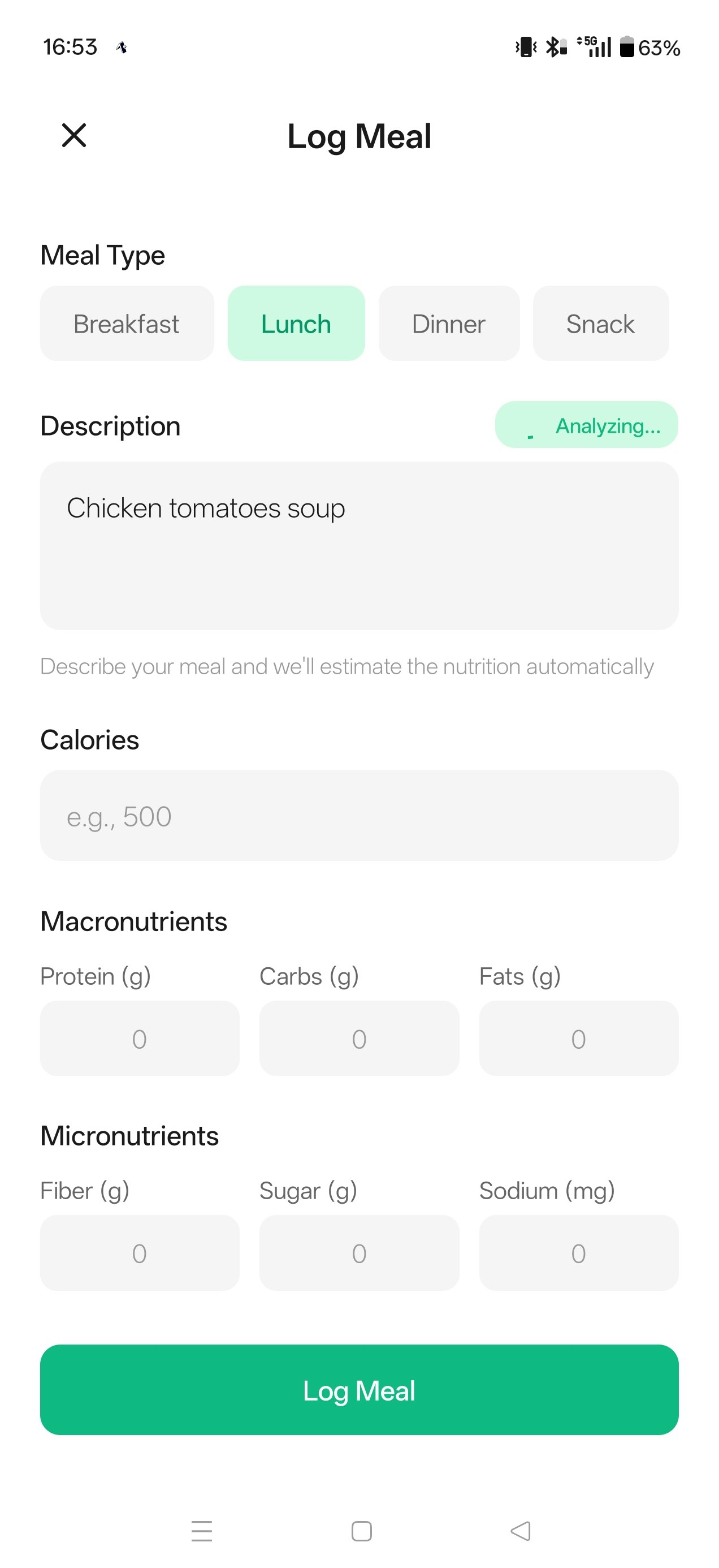 Scan2Meal — Your scans to smart recipes screenshot 2
