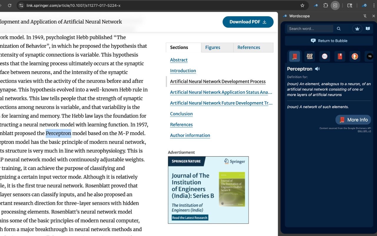 Wordscope screenshot 3