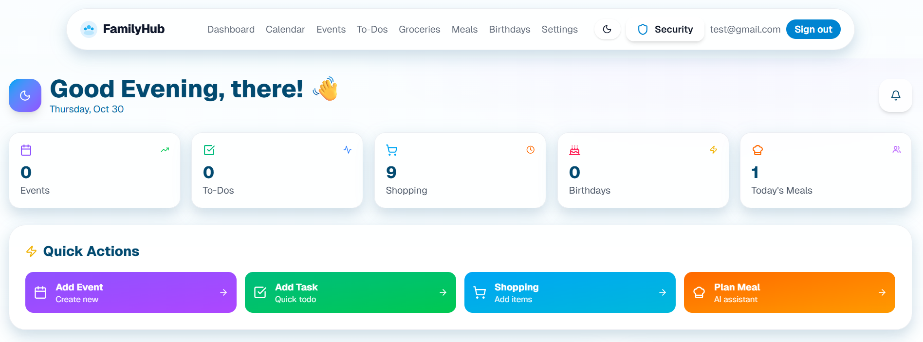 FamilyHub screenshot 2
