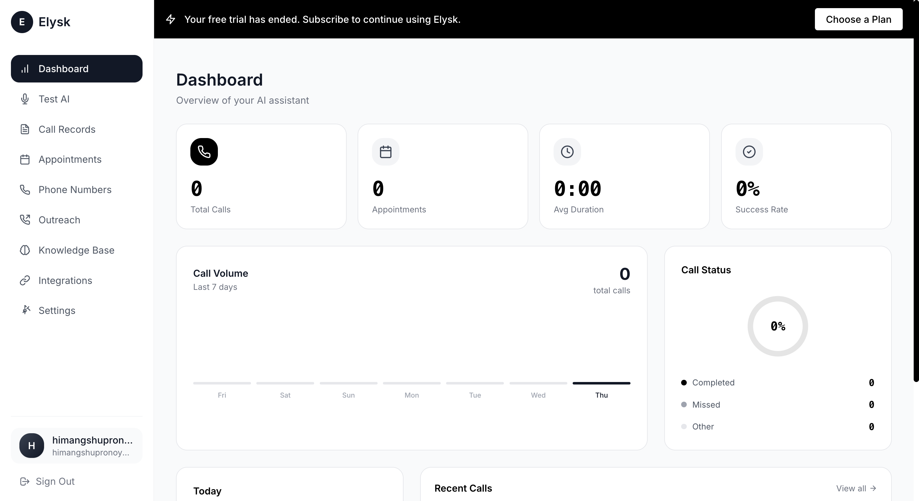 Elysk - Ai Receptionist screenshot 2